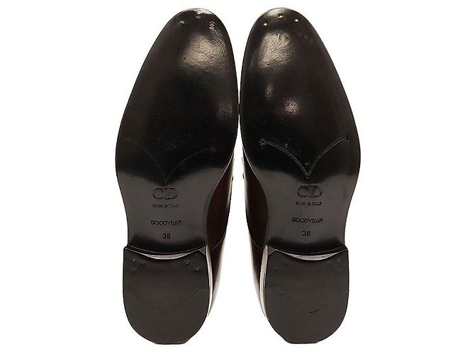 Autre Marque Scarpe Derby in pelle Dior Marrone - vista 9