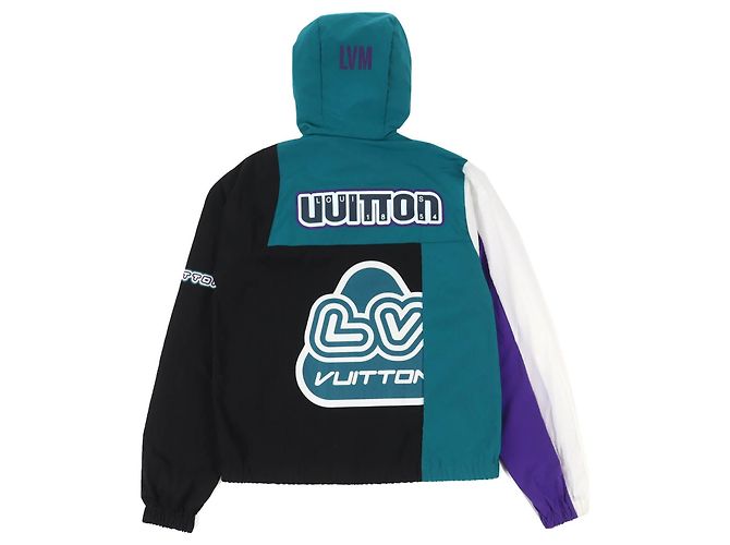 Louis Vuitton Patchwork-Nylonjacke Mehrfarben - Ansicht 2