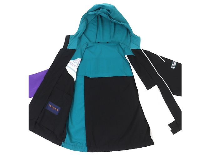 Louis Vuitton Patchwork-Nylonjacke Mehrfarben - Ansicht 3