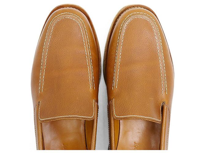 John Lobb MIAMI Loafer aus Narbenleder Braun Kamel - Ansicht 11
