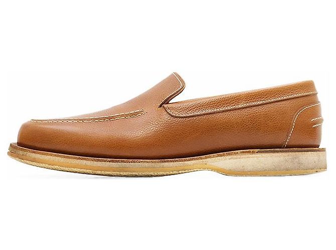 John Lobb MIAMI Loafer aus Narbenleder Braun Kamel - Ansicht 3