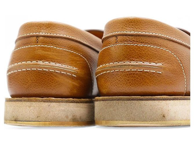 John Lobb MIAMI Loafer aus Narbenleder Braun Kamel - Ansicht 9