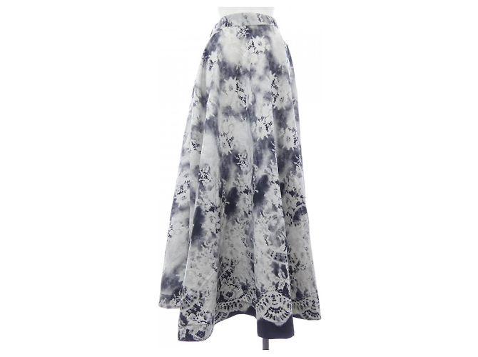 Autre Marque Falda MSGM Blanco Azul Azul marino - vista 2