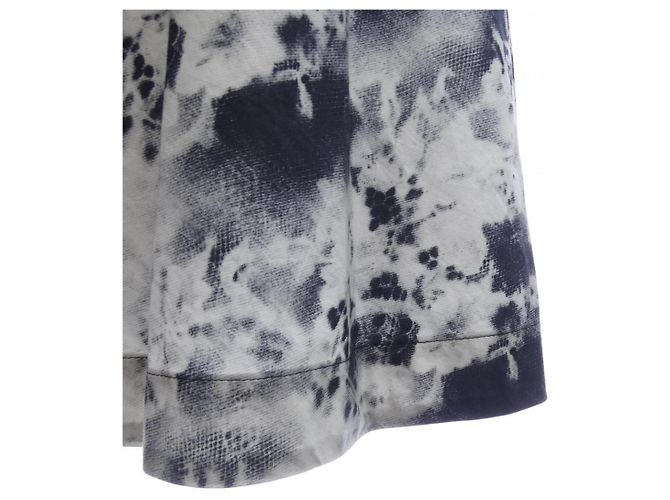 Autre Marque Falda MSGM Blanco Azul Azul marino - vista 6