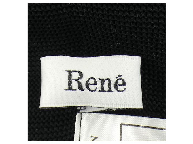 Autre Marque Túnica de punto Rene negra Negro - vista 4