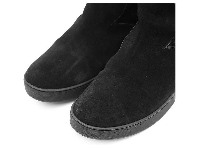 Louis Vuitton Monogram Mouton Suede Boots Schwarz - Ansicht 2