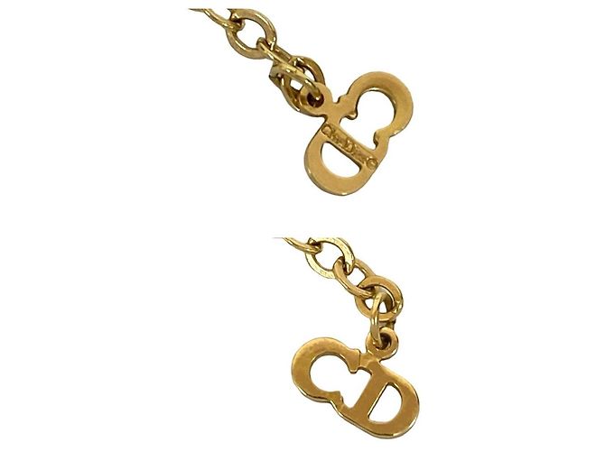 Autre Marque Collana Christian Dior Cuore Strass D'oro - vista 2
