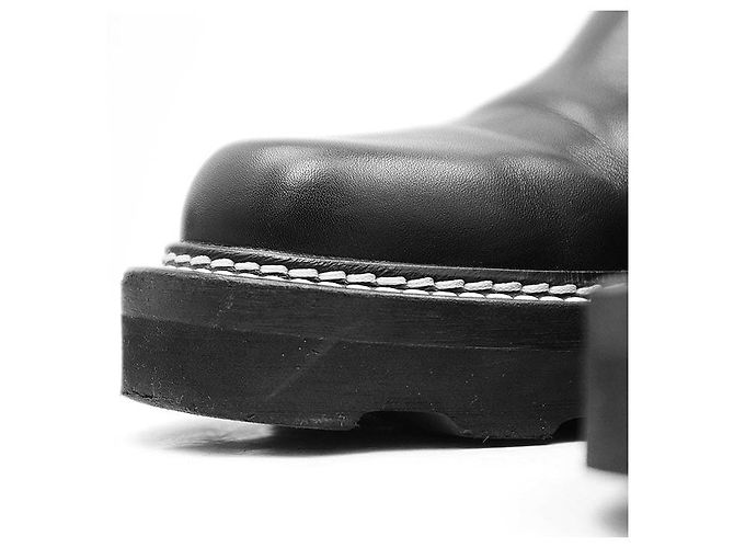 Louis Vuitton LV Bobourg Line Lederstiefel Schwarz - Ansicht 4