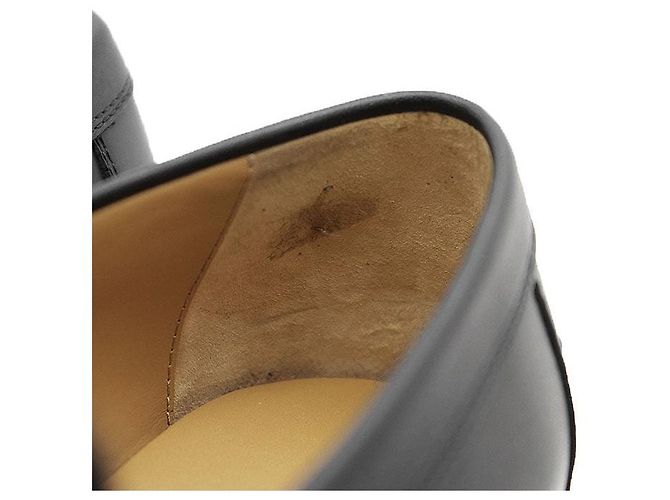 Mocassin Hermès Boucle Kelly Mouton Boa 36½ en cuir Noir - vue 9