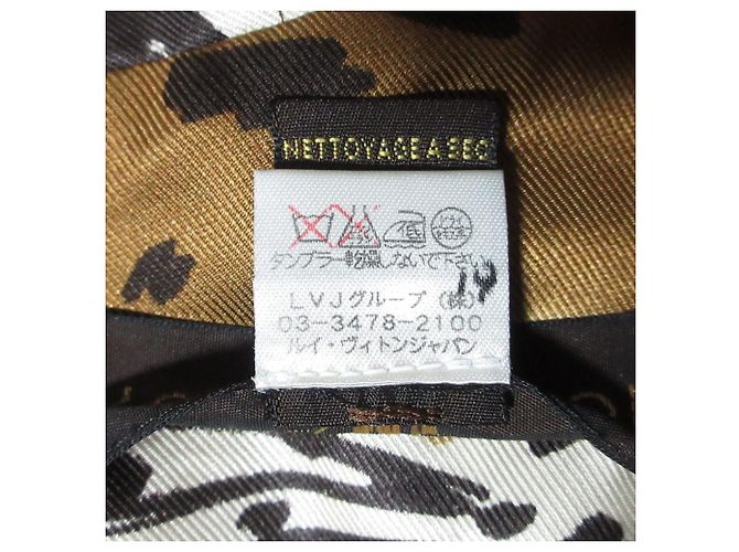 Abito plissé leopardato Louis Vuitton Marrone - vista 11