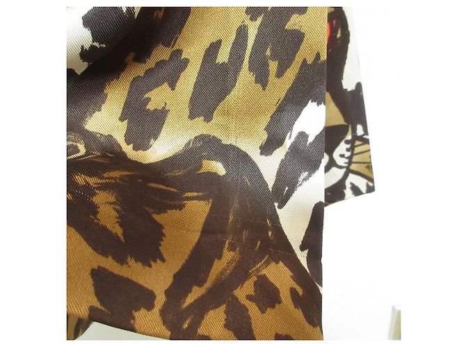 Abito plissé leopardato Louis Vuitton Marrone - vista 15