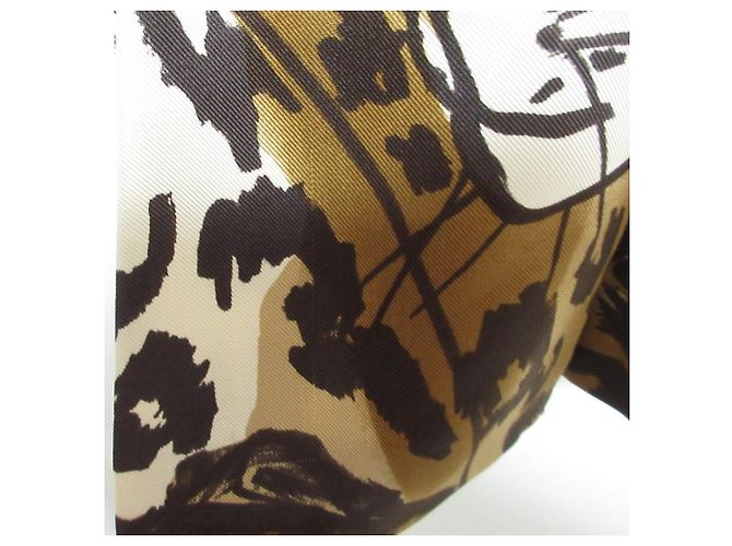 Abito plissé leopardato Louis Vuitton Marrone - vista 16