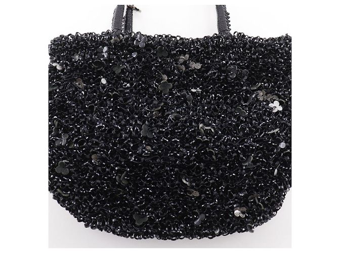 Autre Marque Borsa Anteprima FIORITURA Wire Nero - vista 11