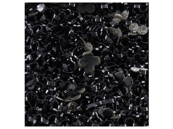 Autre Marque Borsa Anteprima FIORITURA Wire Nero - vista 12