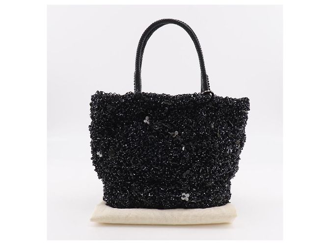 Autre Marque Borsa Anteprima FIORITURA Wire Nero - vista 14
