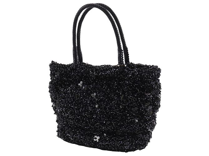 Autre Marque Borsa Anteprima FIORITURA Wire Nero - vista 2