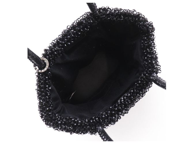 Autre Marque Borsa Anteprima FIORITURA Wire Nero - vista 6