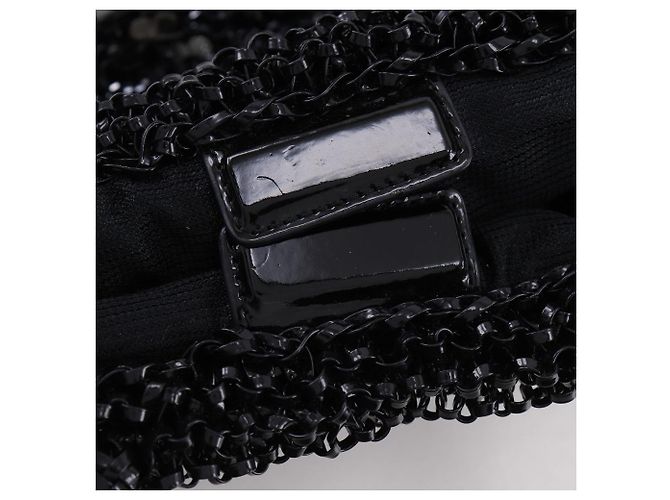 Autre Marque Borsa Anteprima FIORITURA Wire Nero - vista 7
