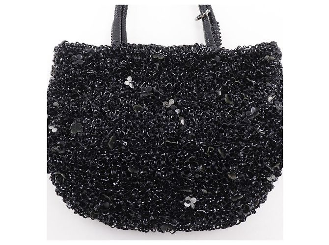 Autre Marque Borsa Anteprima FIORITURA Wire Nero - vista 8