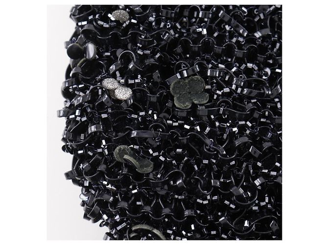 Autre Marque Borsa Anteprima FIORITURA Wire Nero - vista 9