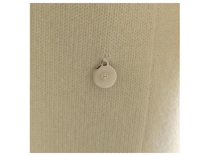Vestido Hermès 100% Cachemira 36 Blanco - vista 7