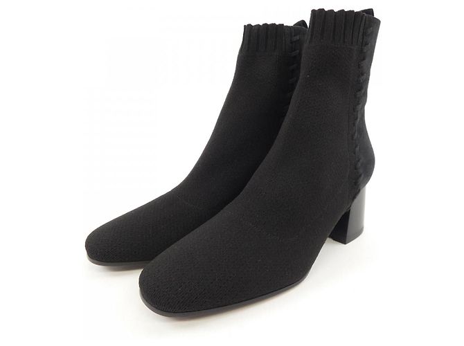 Botas Hermès LOUANE60 Negro - vista 3