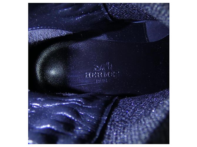 Botas Hermès LOUANE60 Negro - vista 6