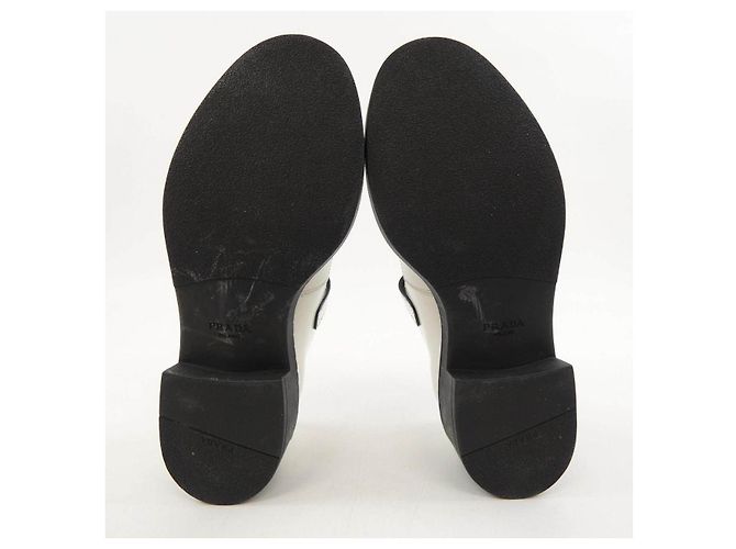 Prada MARY JANE T-STRAP Schuhe Weiß - Ansicht 4