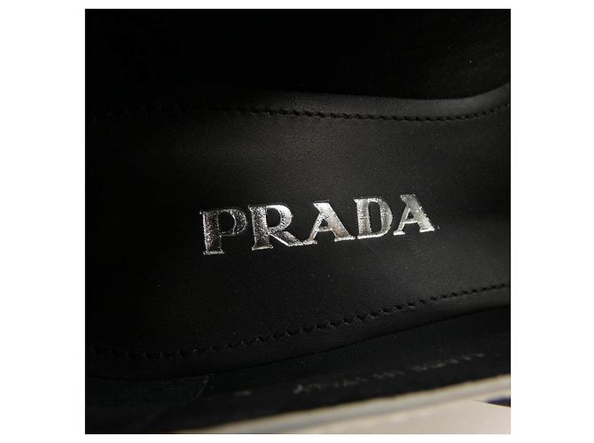 Prada MARY JANE T-STRAP Schuhe Weiß - Ansicht 6