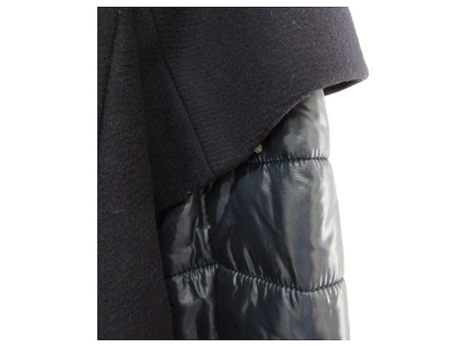 Autre Marque Herno Wool Layered Down Coat Blue Navy blue - view 7