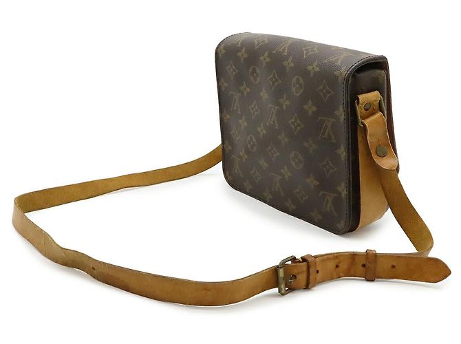 Louis Vuitton Cartouchiere Monogram Schultertasche Braun - Ansicht 2