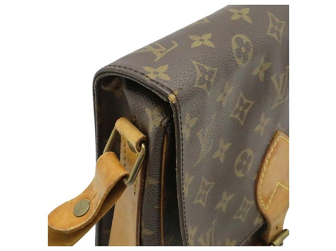 Louis Vuitton Cartouchiere Monogram Schultertasche Braun - Ansicht 4