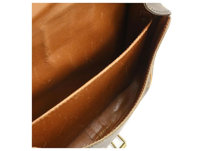 Louis Vuitton Cartouchiere Monogram Schultertasche Braun - Ansicht 7