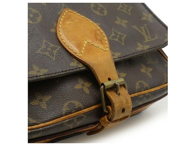 Louis Vuitton Cartouchiere Monogram Schultertasche Braun - Ansicht 8