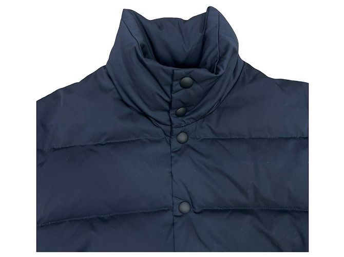 Bottega Veneta Down Jacket Polyester Outerwear Blue Navy blue - view 4