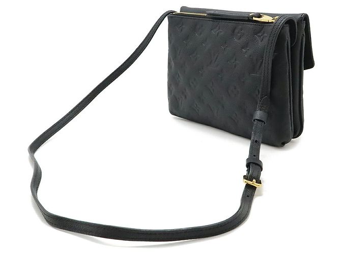 Louis Vuitton Twice Monogram Empreinte 2-Wege Schultertasche Schwarz - Ansicht 2