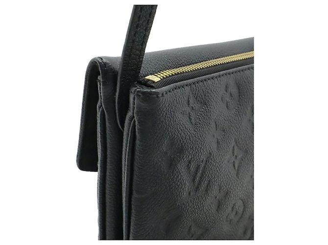 Louis Vuitton Twice Monogram Empreinte 2-Wege Schultertasche Schwarz - Ansicht 4