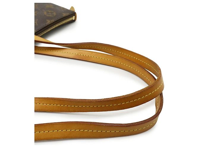 Bolso de hombro Louis Vuitton Iena Monogram Castaño - vista 4