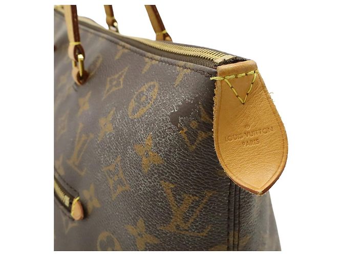 Bolso de hombro Louis Vuitton Iena Monogram Castaño - vista 8