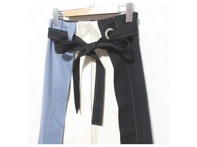 Autre Marque Falda larga con paneles GALLARDAGALANTE Negro Beige - vista 3