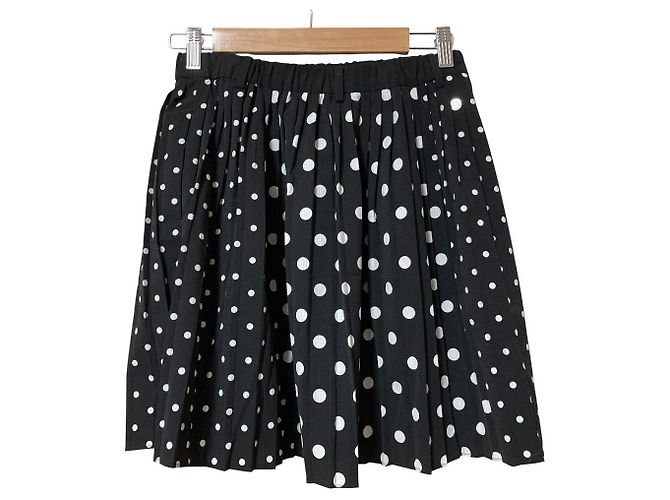 Saia curta plissada LANVIN SPORT Preto - vista 2
