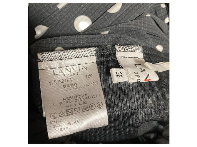 Saia curta plissada LANVIN SPORT Preto - vista 4