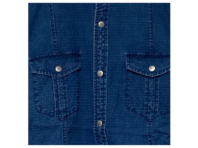 Autre Marque Camisa de denim EPOCA UOMO Azul - vista 2