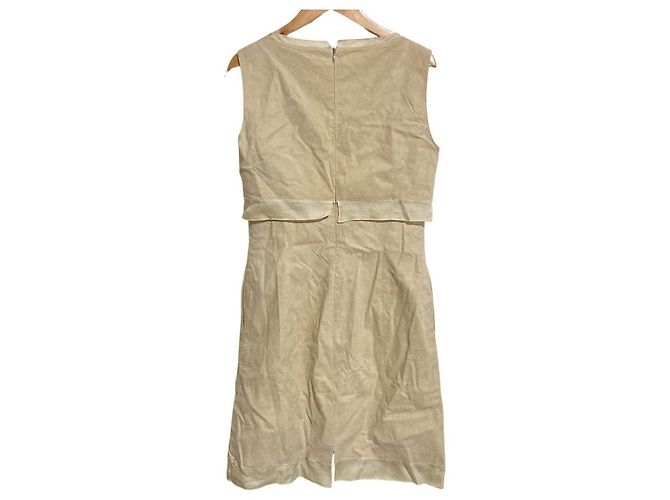 Autre Marque Abito in finta camoscia FOXEY Beige - vista 2