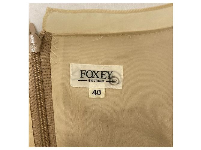Autre Marque Abito in finta camoscia FOXEY Beige - vista 3