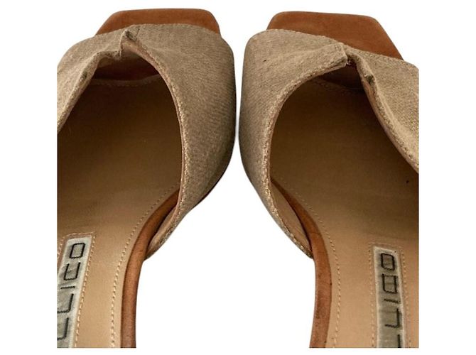 Autre Marque Mule PELLICO in pelle beige - vista 5