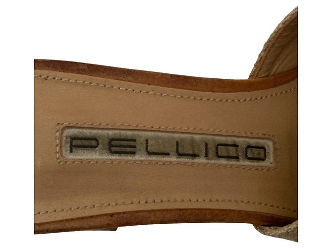 Autre Marque Mule PELLICO in pelle beige - vista 6