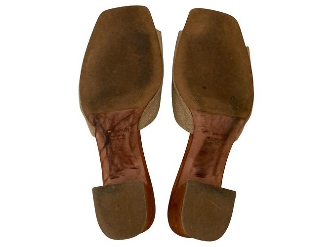 Autre Marque Mule PELLICO in pelle beige - vista 7
