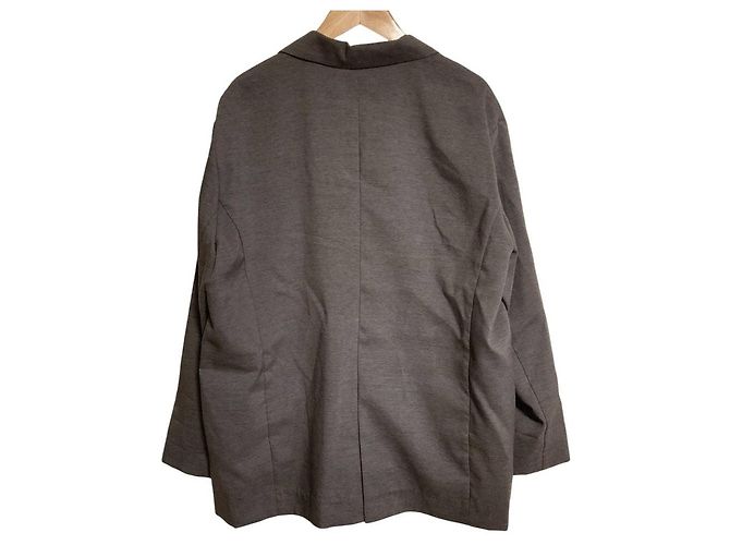 Autre Marque Chaqueta camisa de tres botones Mila Owen Castaño Gris antracita - vista 2