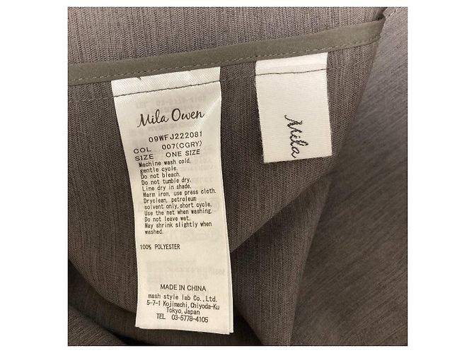 Autre Marque Chaqueta camisa de tres botones Mila Owen Castaño Gris antracita - vista 4
